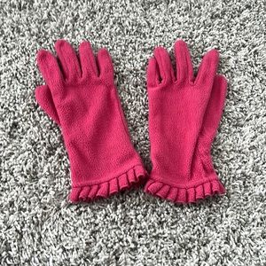 Pink gloves